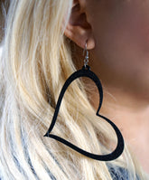Stylish Heart Earrings High Quality